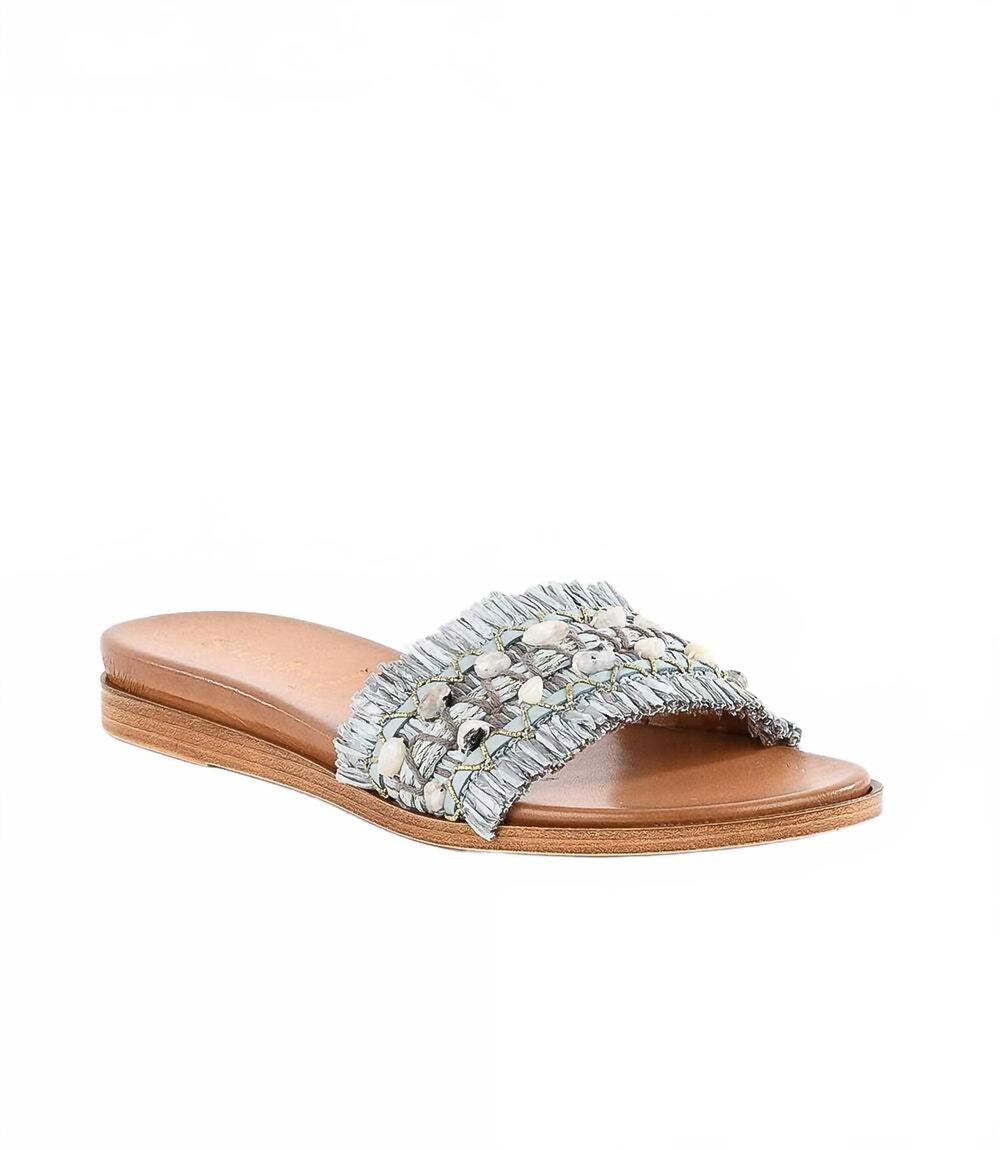 NEW SEYCHELLES women's paradise slide sandals in blue